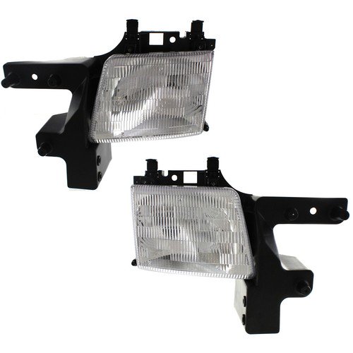 Headlight Assembly Set For 1999-2003 Dodge Ram 1500 Van Ram 3500 Van Left Right