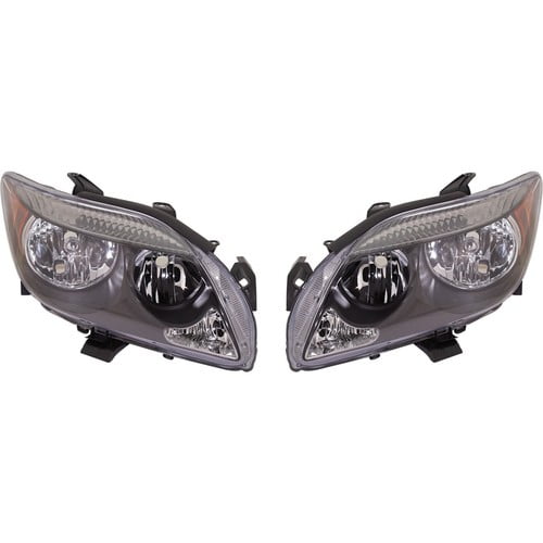 Headlight Assembly Set For 2005-2007 Scion tC Composite Driver and Passenger