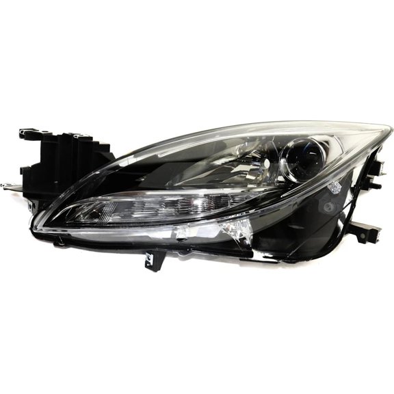 Headlight Assembly Set For 2011-13 Mazda 6 Left and Right Composite CAPA Halogen