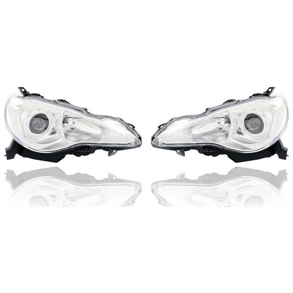 Headlight Assembly - TYC Compatible/Replacement for '13-16 Scion FR-S - Halogen - Pair, Left Driver + Right Passenger Set - SU00305139, SU00305140 Fits select: 2013-2016 TOYOTA SCION FR-S