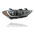 thumbnail image 1 of Headlight Assembly - TYC Fit/For 17-18 Hyundai Elantra-Sedan-Value/Eco - Halogen With LED Daytime Running Light (Exclude LED/SE/SEL/Limited/Sport) - Right Hand / Passenger - 92102F3010, 1 of 2