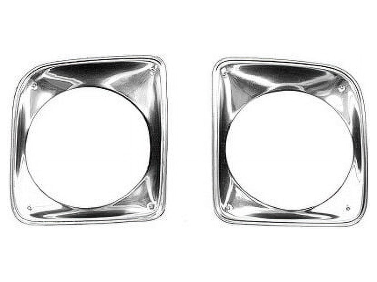 Headlight Bezel - Set of 2 - Compatible with 1967 - 1968 Chevy C10 ...