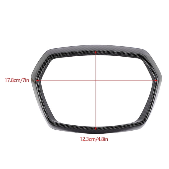 Headlight Bezel Trim Rim Cap Guard Cover For Vespa Sprint 150 2016-2022, Carbon