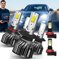 thumbnail image 1 of Headlight Bulbs For 2019-2020 Hyundai Tucson,9005 High Beam,9007 Low Beam,H11 Fog Light,Replacement OEM,6500K,Pack of 6, 1 of 3