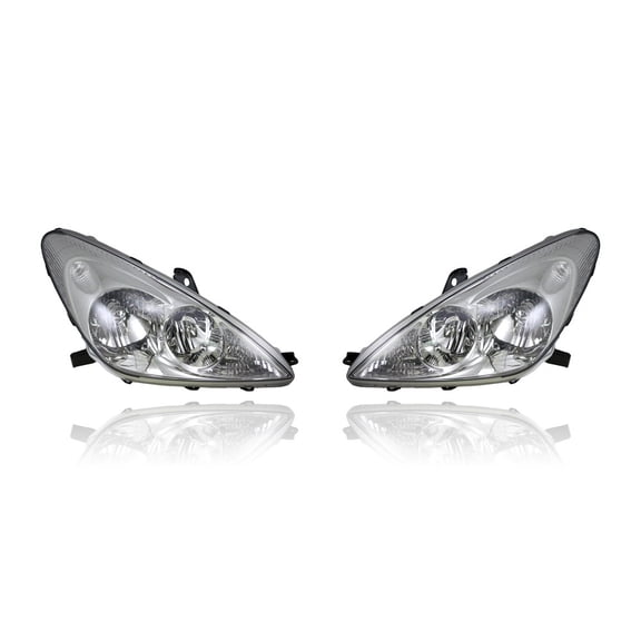 Headlight - Compatible/Replacement for '02-04 Lexus ES300/330 - With HID (Lens/Housing Only) - Pair, Left Driver + Right Passenger Set - 8114533461, 8118533461 CAPA