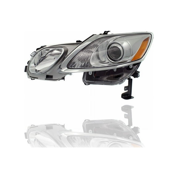 Headlight - Compatible/Replacement for '07-11 Lexus GS350/430/460 - Halogen Without Washer Bracket/Adaptive Light System - Left Hand - Driver - 8107030B72 CAPA
