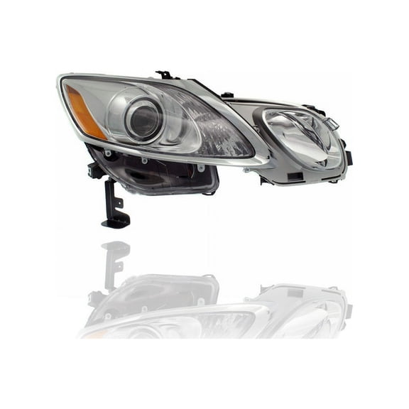 Headlight - Compatible/Replacement for '07-11 Lexus GS350/430/460 - Halogen Without Washer Bracket/Adaptive Light System - Right Hand - Passenger - 8114030B61 CAPA