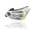 thumbnail image 1 of Headlight - Compatible/Replacement for '08-11 Ford Focus Sedan S/SE/SEL - Chrome Interior Bezel - Left Hand - Driver - 8S4Z13008F Fits select: 2008 FORD FOCUS SE/SEL/SES, 1 of 2