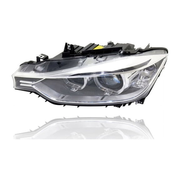 Headlight - Compatible/Replacement for '12-15 BMW 3-Series/Hybrid Sedan, 14-15 Wagon - Xenon, Without Adaptive Light System - Left Hand - Driver - 63117338705 Fits select: 2012-2015 BMW 328