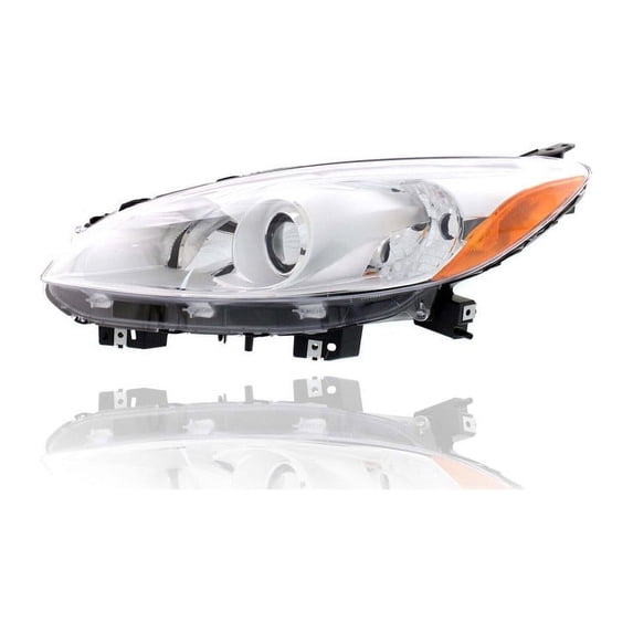 Headlight - Compatible/Replacement for '12-17 Mazda Mazda5 (Exclude Grand Touring) - Halogen - Left Hand - Driver - CG36510L0E - CAPA Fits select: 2014-2015 MAZDA 5 SPORT