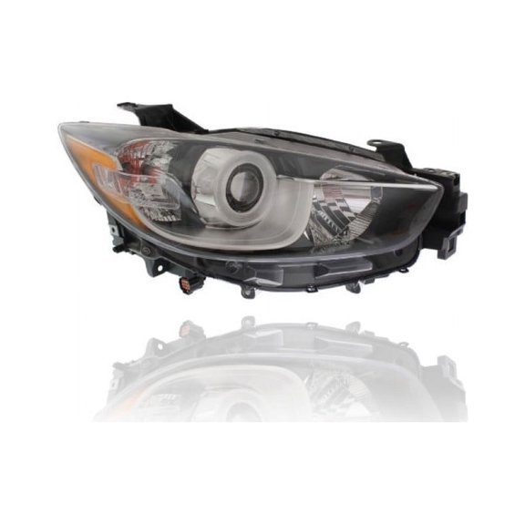 Headlight - Compatible/Replacement for '13-16 Mazda CX5 Sport/Touring/Grand Touring - Halogen - Right Hand - Passenger - KJ0151031C CAPA Fits select: 2013-2016 MAZDA CX-5