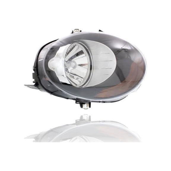 Headlight - Compatible/Replacement for '14-19 Mini Cooper Hardtop Hatchback/Sedan - Halogen With Yellow-Indicator - Right Hand - Passenger - 63117401600