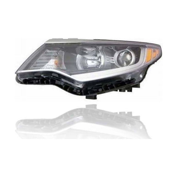 Headlight - Compatible/Replacement for '16-18 Kia Optima LX 1.6T/2.4/S (Exclude 17-18 SX/SXL Dual LED) - Halogen Without LED Daytime Running Light - Left Hand - Driver - 92101D5000 - CAPA