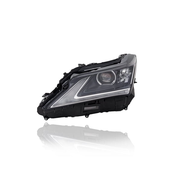 Headlight - Compatible/Replacement for '16-19 Lexus RX350/450h (Japan-Built) - Bi-LED Singlebeam Without Washer/Auto Leveling - Left Hand - Driver - 8107048E01 - CAPA