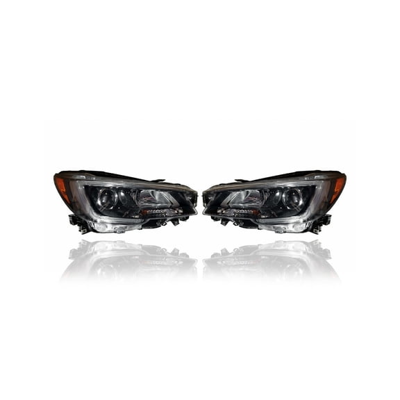 Headlight - Compatible/Replacement for '18-19 Subaru Outback/Legacy - Halogen - Pair, Left Driver + Right Passenger Set - 84001AL10A, 84001AL11A Fits select: 2019 SUBARU OUTBACK 2.5I LIMITED