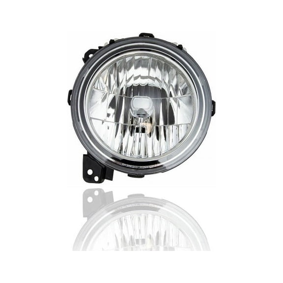 Headlight - Compatible/Replacement for '18-21 Jeep Wrangler JL, 20-21 Gladiator - Halogen - Left Hand - Driver - 55112873AG Fits select: 2018-2019,2021 JEEP WRANGLER UNLIMITED