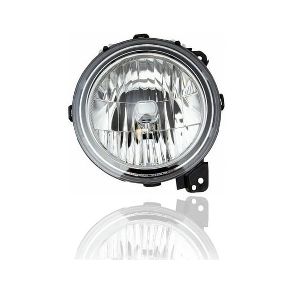Headlight - Compatible/Replacement for '18-21 Jeep Wrangler JL, 20-21 Gladiator - Halogen - Right Hand - Passenger - 55112872AG - CAPA Fits select: 2018-2019,2021 JEEP WRANGLER UNLIMITED