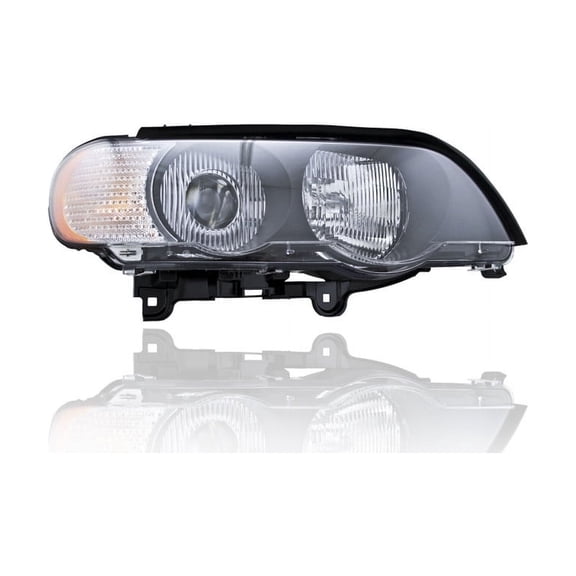 Headlight - Compatible/Replacement for '00-03 BMW X5 - Xenon With White Turn Indicator - Right Hand - Passenger - 63126930240