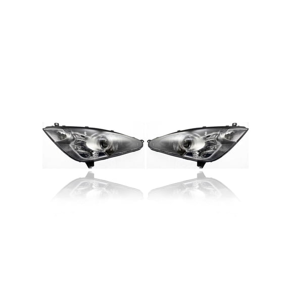 Headlight - Compatible/Replacement for '00-05 Toyota Celica - Halogen - Pair, Left Driver + Right Passenger Set - 811302B790, 811702B750