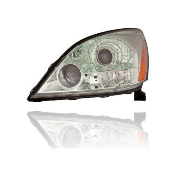 Headlight - Compatible/Replacement for '03-09 Lexus GX470 - Chrome Bezel - Left Hand - Driver - 811706A070 CAPA
