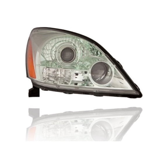 Headlight - Compatible/Replacement for '03-09 Lexus GX470 - Chrome Bezel - Right Hand - Passenger - 811306A240 CAPA