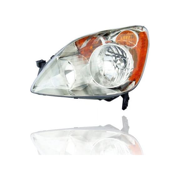 Headlight - Compatible/Replacement for '05-06 Honda CR-V (UK-Built) - Halogen - Left Hand - Driver - 33151S9AA11