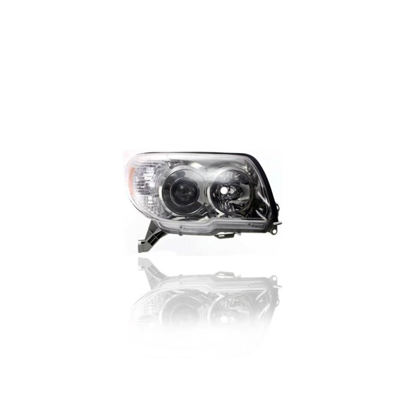 Headlight - Compatible/Replacement for '06-09 Toyota 4Runner Sport - Halogen Black Smoked Interior Bezel - Right Hand - Passenger - 8113035471 - CAPA