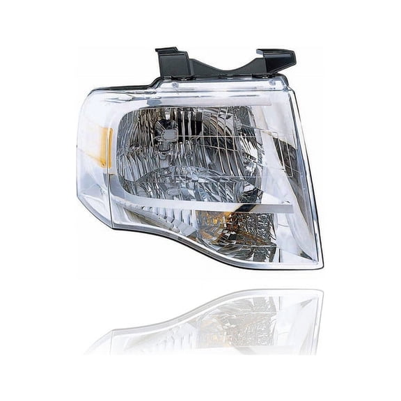 Headlight - Compatible/Replacement for '07-14 Ford Expedition - Without Black-Out, Halogen - Right Hand - Passenger - 7L1Z13008AB - CAPA