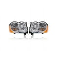 thumbnail image 1 of Headlight - Compatible/Replacement for '08-10 Jeep Grand Cherokee - Halogen - Pair, Left Driver + Right Passenger Set - 55157482AE, 55157483AE, 1 of 4