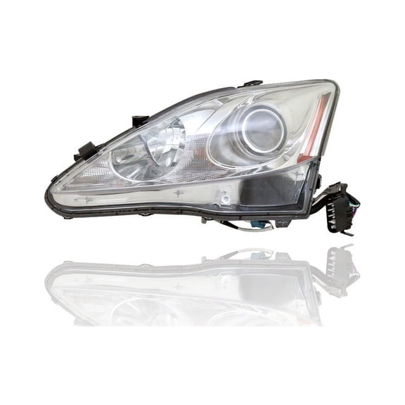 Headlight - Compatible/Replacement for '09-10 Lexus IS250/350 - Halogen - Left Hand - Driver - 8117053400 CAPA