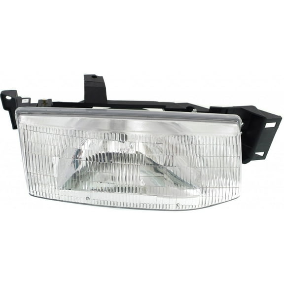 Headlight Compatible With 1991-1996 Ford Escort Right Passenger Halogen With bulb(s)