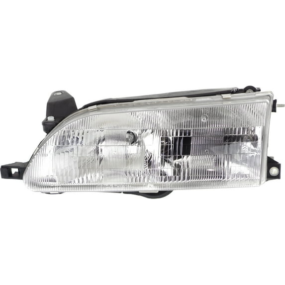 Headlight Compatible With 1993-1997 Toyota Corolla Left Driver Halogen With bulb(s)