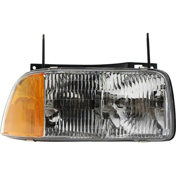 Headlight Compatible With 1994-1997 GMC Sonoma 1995-1997 Jimmy Right Passenger Halogen With bulb(s)