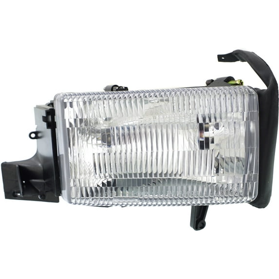 Headlight Compatible With 1994-2002 Dodge Ram 3500 2500 Right Passenger Halogen With bulb(s)