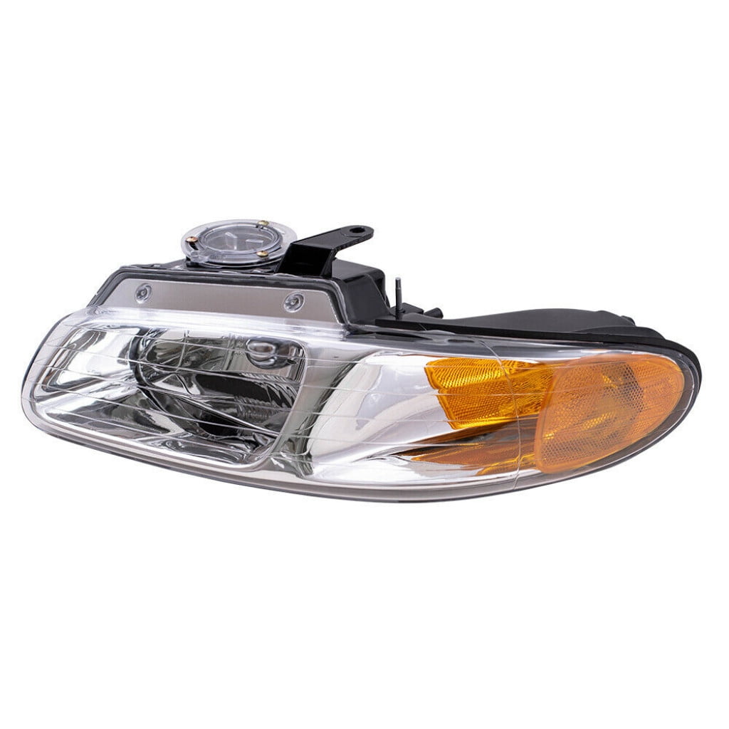 Headlight Compatible With 1996-1999 Dodge Grand Caravan Chrysler Town and Country Left Driver Halogen With bulb(s)