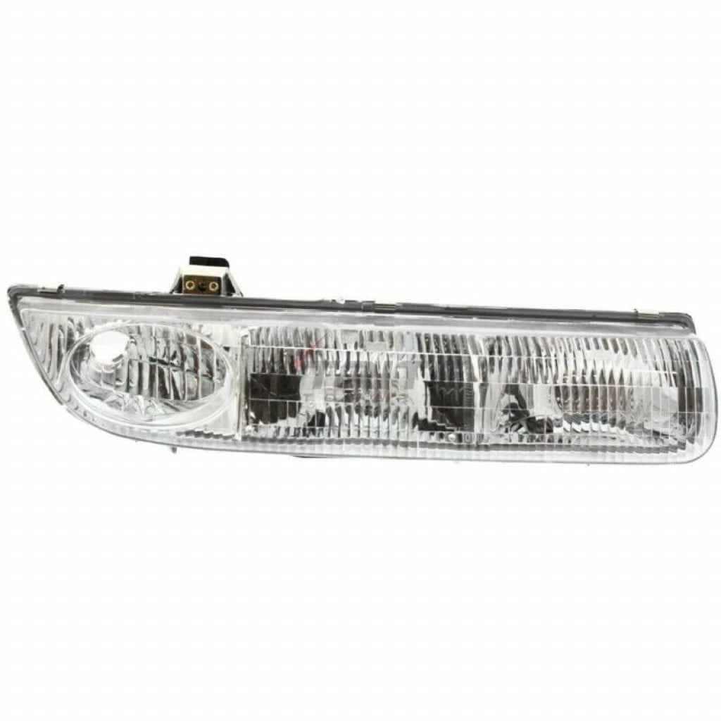 Headlight Compatible With 1996-1999 Saturn SL2 SL1 Right Passenger Halogen With bulb(s)