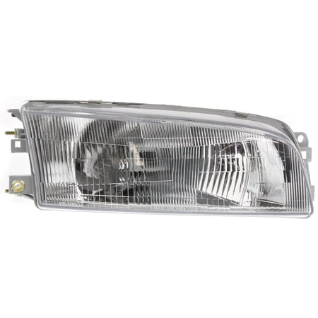Headlight Compatible With 1997-2001 Mitsubishi Mirage Right Passenger Halogen With bulb(s)