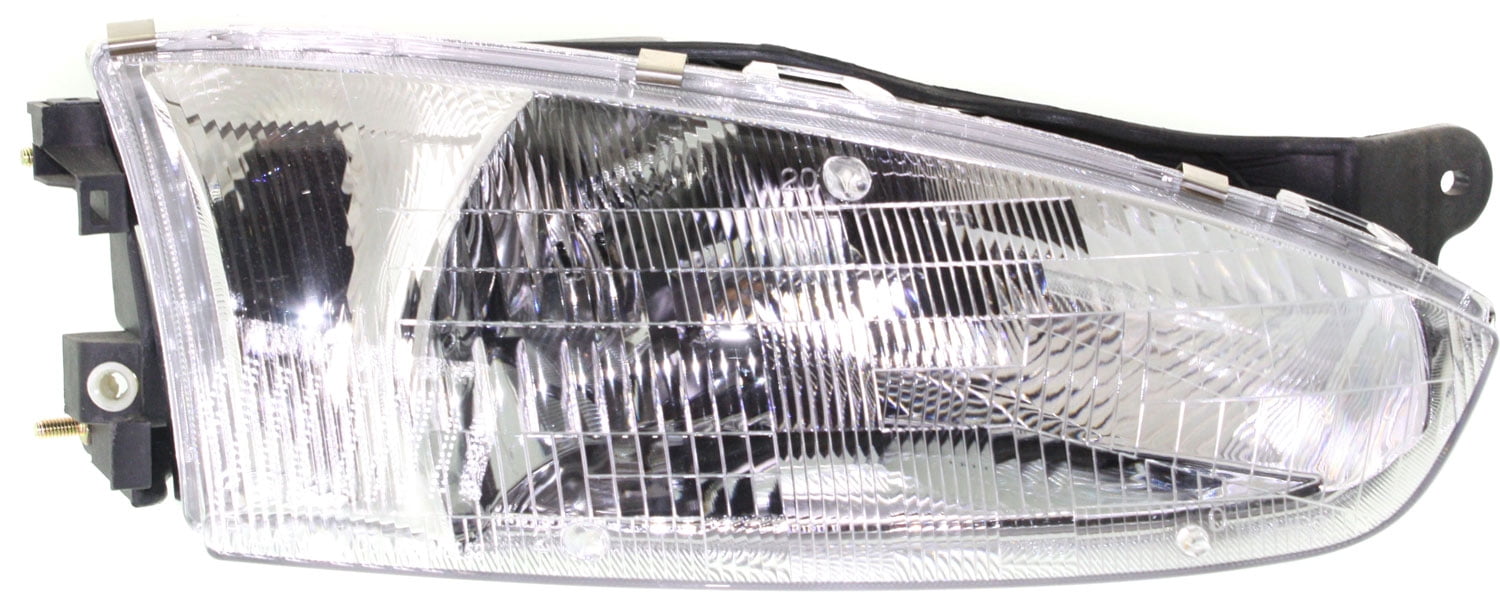 Headlight Compatible With 1997-2002 Mitsubishi Mirage Right Passenger Halogen With bulb(s)