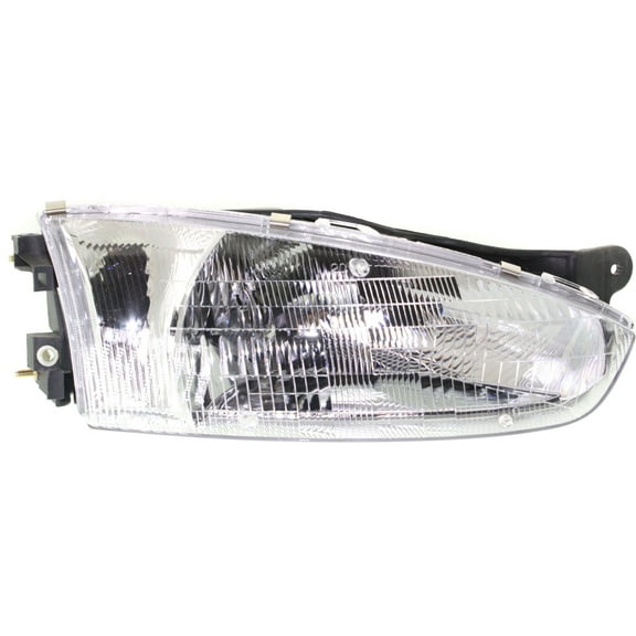 Headlight Compatible With 1997-2002 Mitsubishi Mirage Right Passenger Halogen With bulb(s)