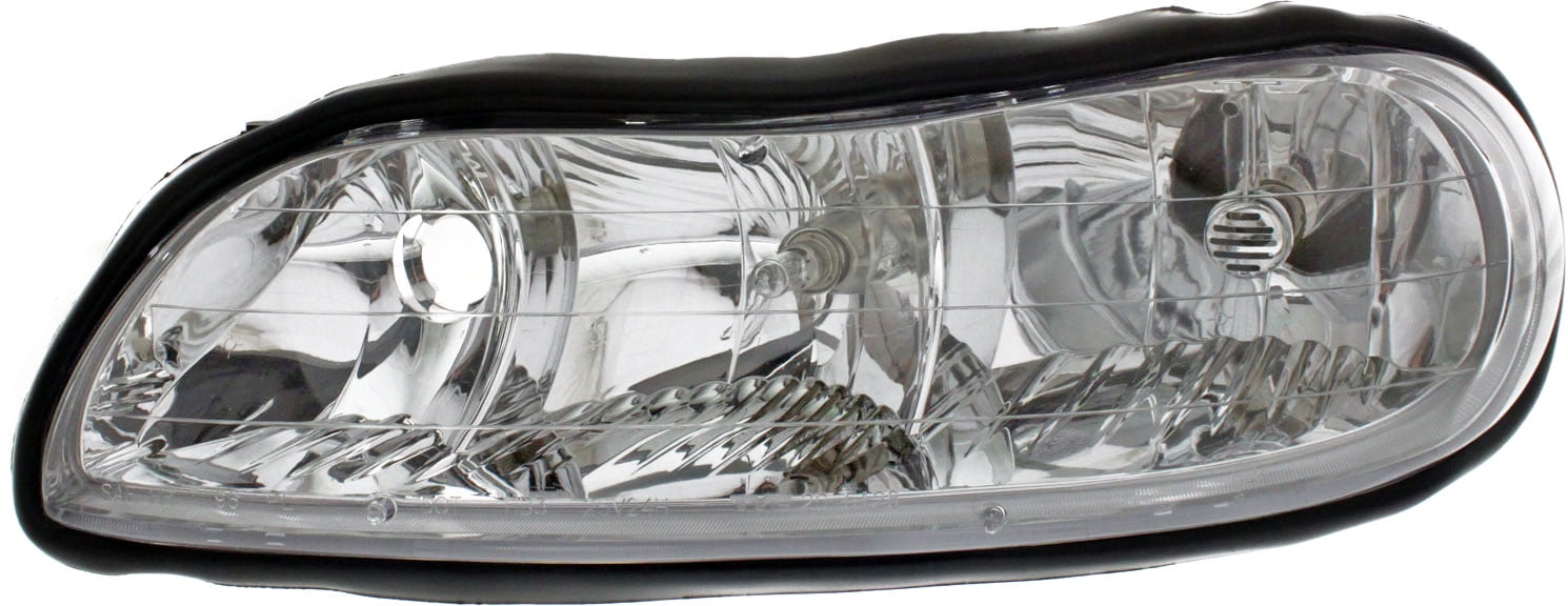 Headlight Compatible With 1997-2003 Chevrolet Malibu 1997-1999 Oldsmobile Cutlass Left Driver Halogen With bulb(s)