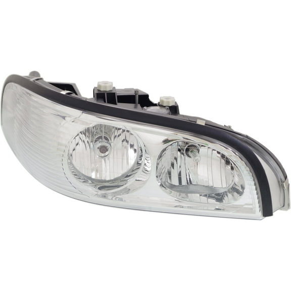 Headlight Compatible With 1997-2005 Buick Park Avenue Right Passenger Halogen With bulb(s)
