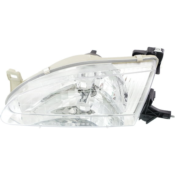 Headlight Compatible With 1998-2000 Toyota Corolla Left Driver Halogen With bulb(s)