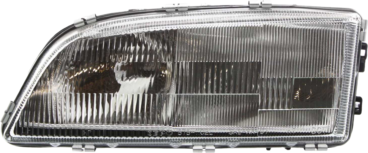 Headlight Compatible With 1998-2000 Volvo V70 1998-2002 C70 Left Driver Halogen With bulb(s)