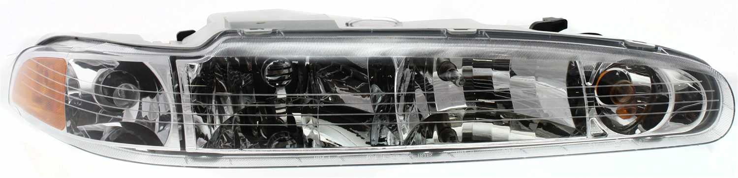 Headlight Compatible With 1998-2002 Oldsmobile Intrigue Right Passenger Halogen With bulb(s)