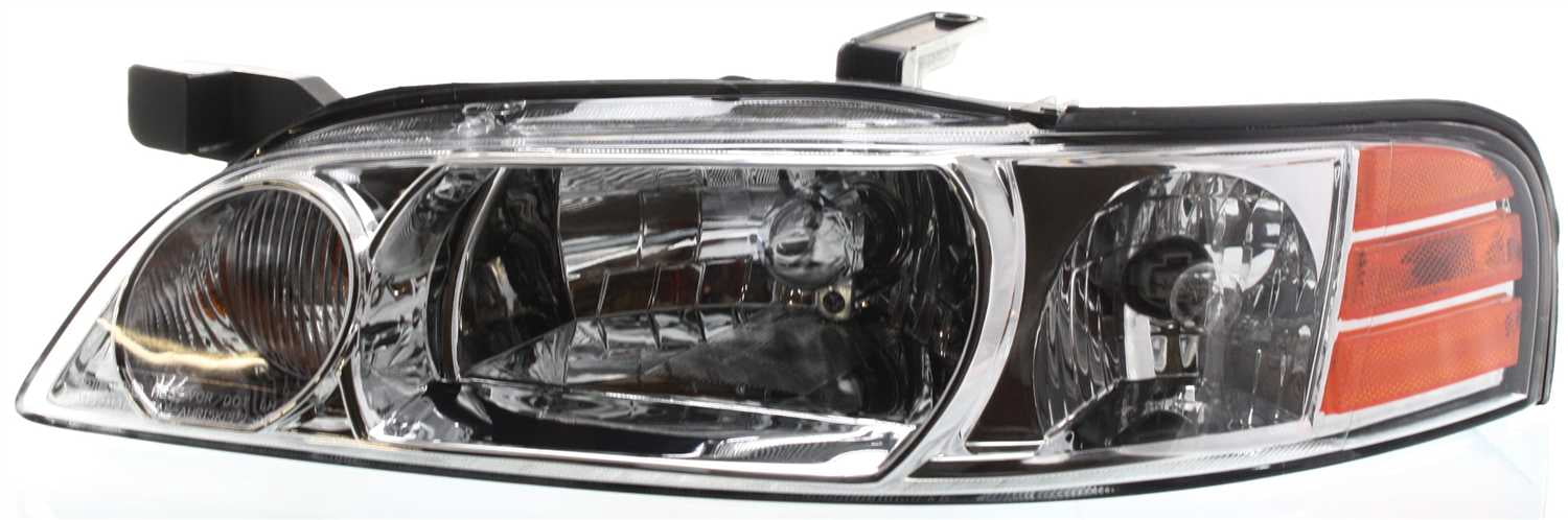 Headlight Compatible With 2000-2001 Nissan Altima Left Driver Halogen With bulb(s)