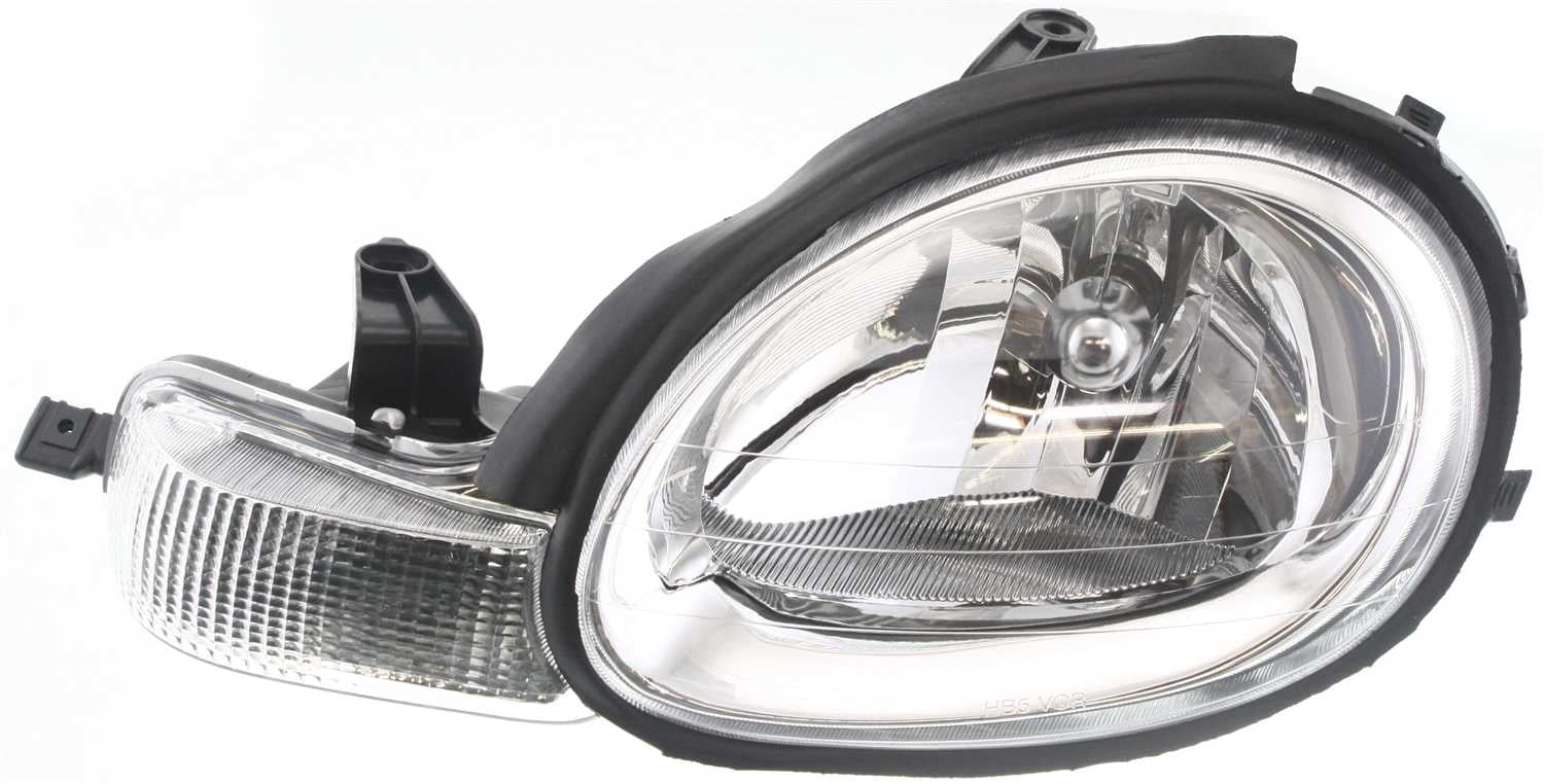 Headlight Compatible With 2000-2002 Dodge Neon 2000-2001 Plymouth Left Driver Halogen With bulb(s)