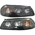 thumbnail image 1 of Headlight Compatible With 2000-2004 Chevrolet Impala SET of 2 Left Driver and Right Passenger Side Halogen With bulb(s), 1 of 3