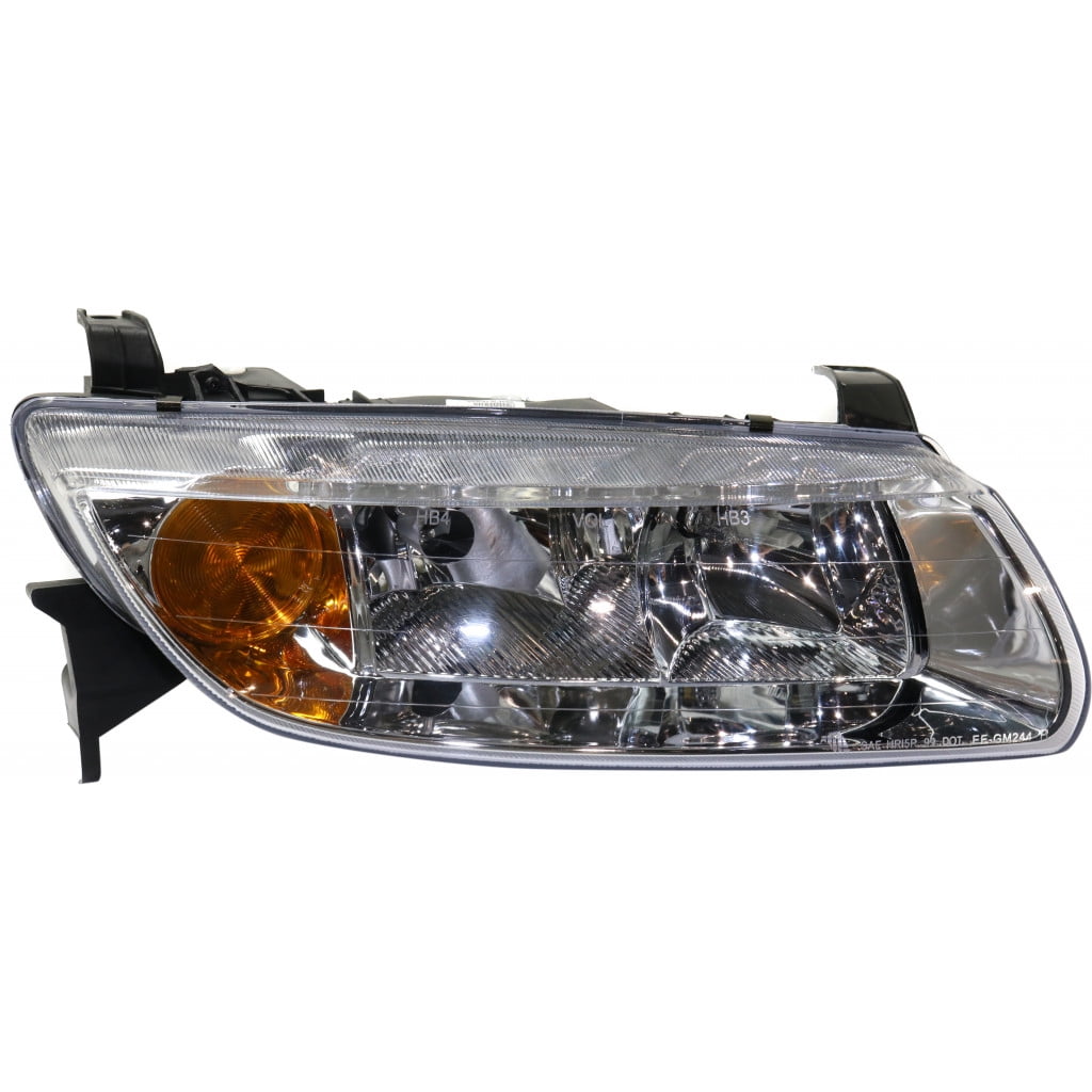 Headlight Compatible With 2001-2002 Saturn L200 L300 Right Passenger Halogen With bulb(s)