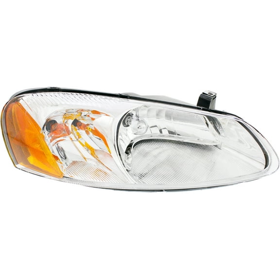 Headlight Compatible With 2001-2003 Chrysler Sebring 2001-2006 Dodge Stratus Right Passenger Halogen With bulb(s)