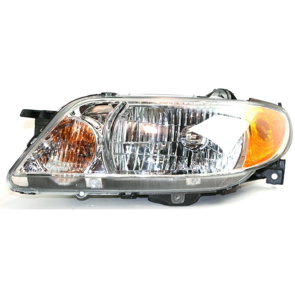 Headlight Compatible With 2001-2003 Mazda Protege Left Driver Halogen With bulb(s)